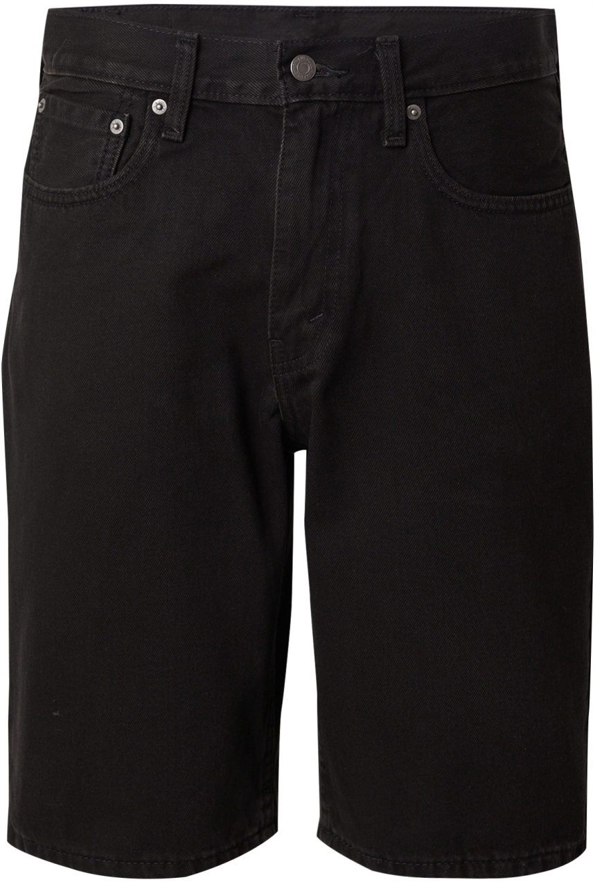 LEVI'S ® Džínsy '469™ Loose Shorts'  čierny denim