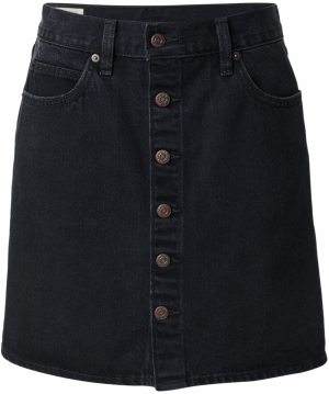 LEVI'S ® Sukňa 'Retro Button Front Skirt'  čierna