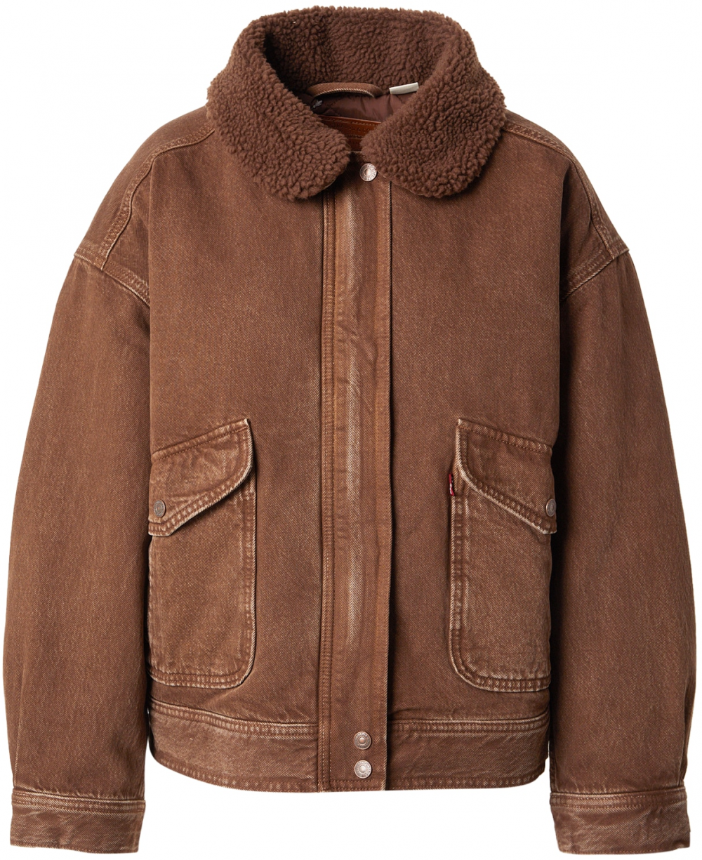 LEVI'S ® Prechodná bunda 'Sherpa Bomber Jacket'  hnedá