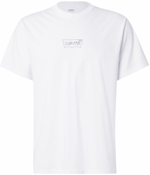 LEVI'S ® Tričko 'Relaxed Fit Tee'  čierna / biela