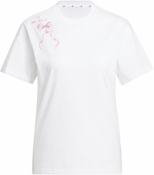 ADIDAS SPORTSWEAR Funkčné tričko 'Coquette Bows'  ružová / biela