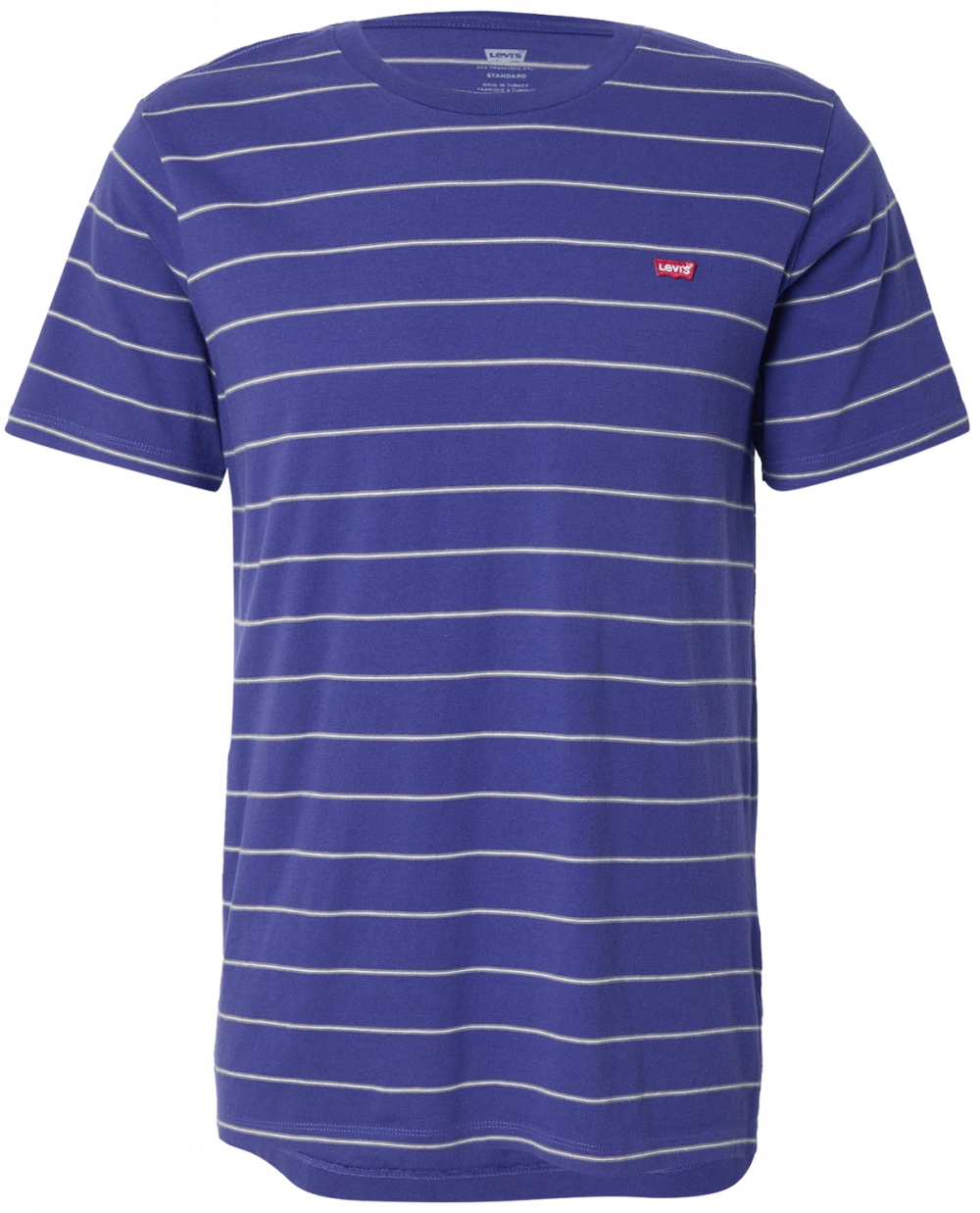 LEVI'S ® Tričko 'Original Housemark Tee'  kráľovská modrá / sivá / biela
