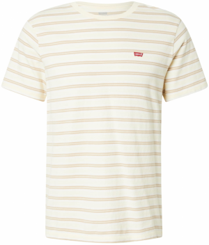 LEVI'S ® Tričko 'Original Housemark Tee'  piesková / tmavošedá / biela