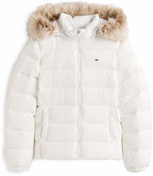 Tommy Jeans Zimná bunda  biela
