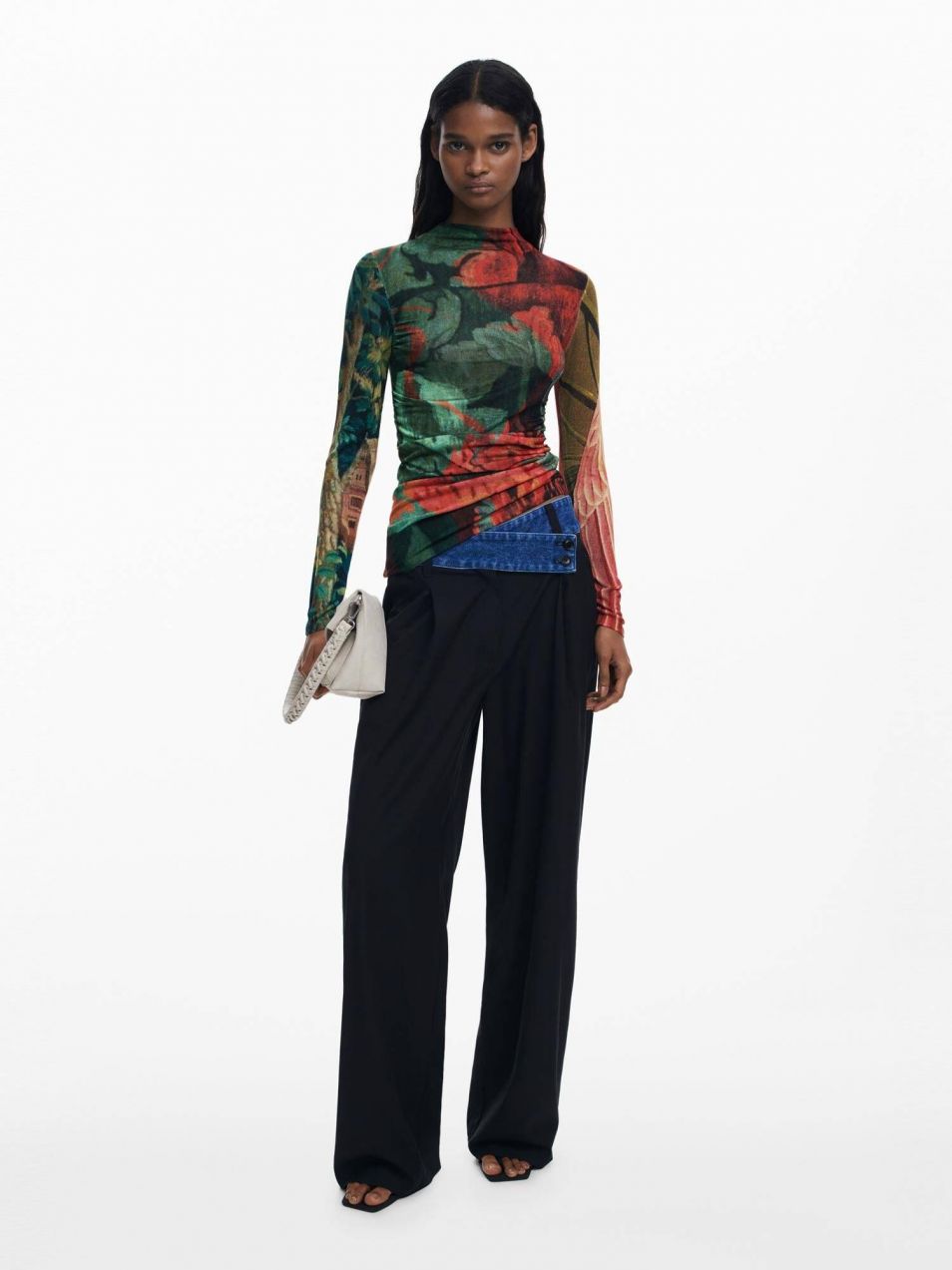 Desigual Mikina 'by Mr. Christian Lacroix'  zelená / melónová
