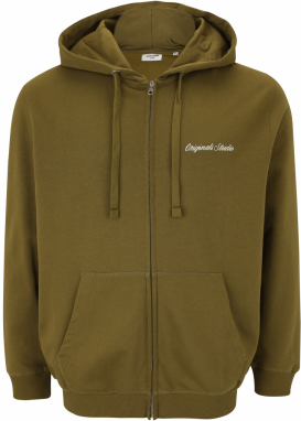 JACK & JONES Tepláková bunda 'JORNORREBRO'  olivová