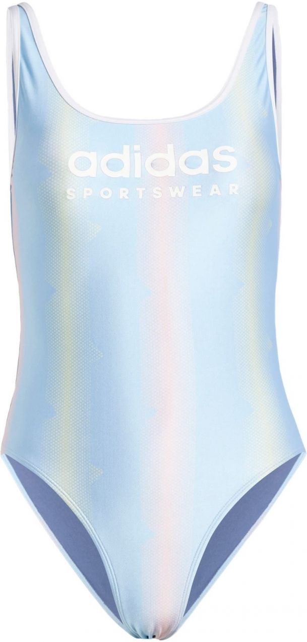 ADIDAS SPORTSWEAR Športové jednodielne plavky 'Tiro'  svetlomodrá / staroružová / biela