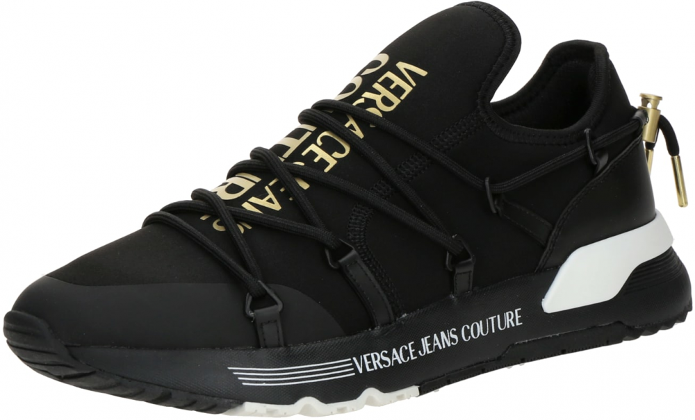 Versace Jeans Couture Nízke tenisky 'DYNAMIC'  zlatá / čierna