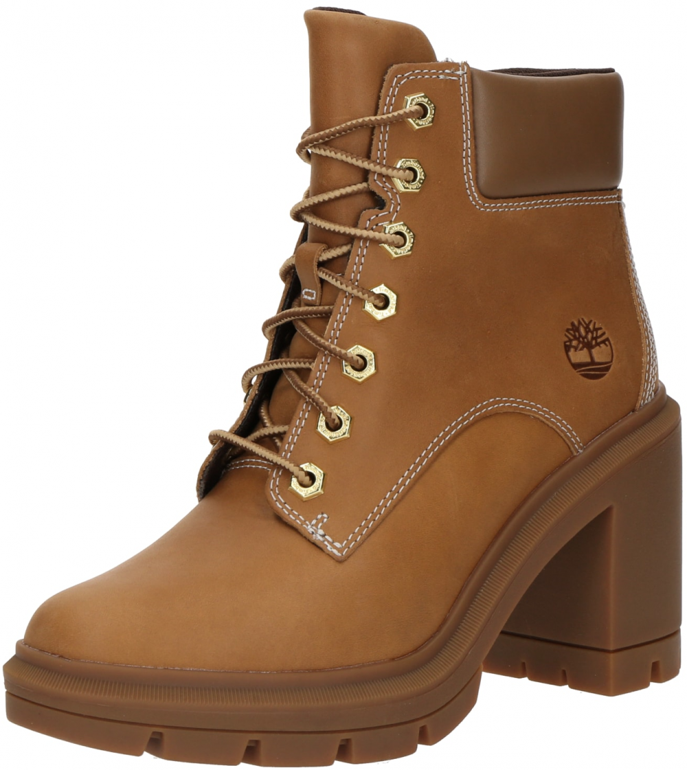 TIMBERLAND Šnurovacie členkové čižmy  svetlohnedá