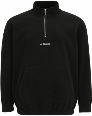 Jack & Jones Plus Sveter 'JJSOHO'  čierna / biela
