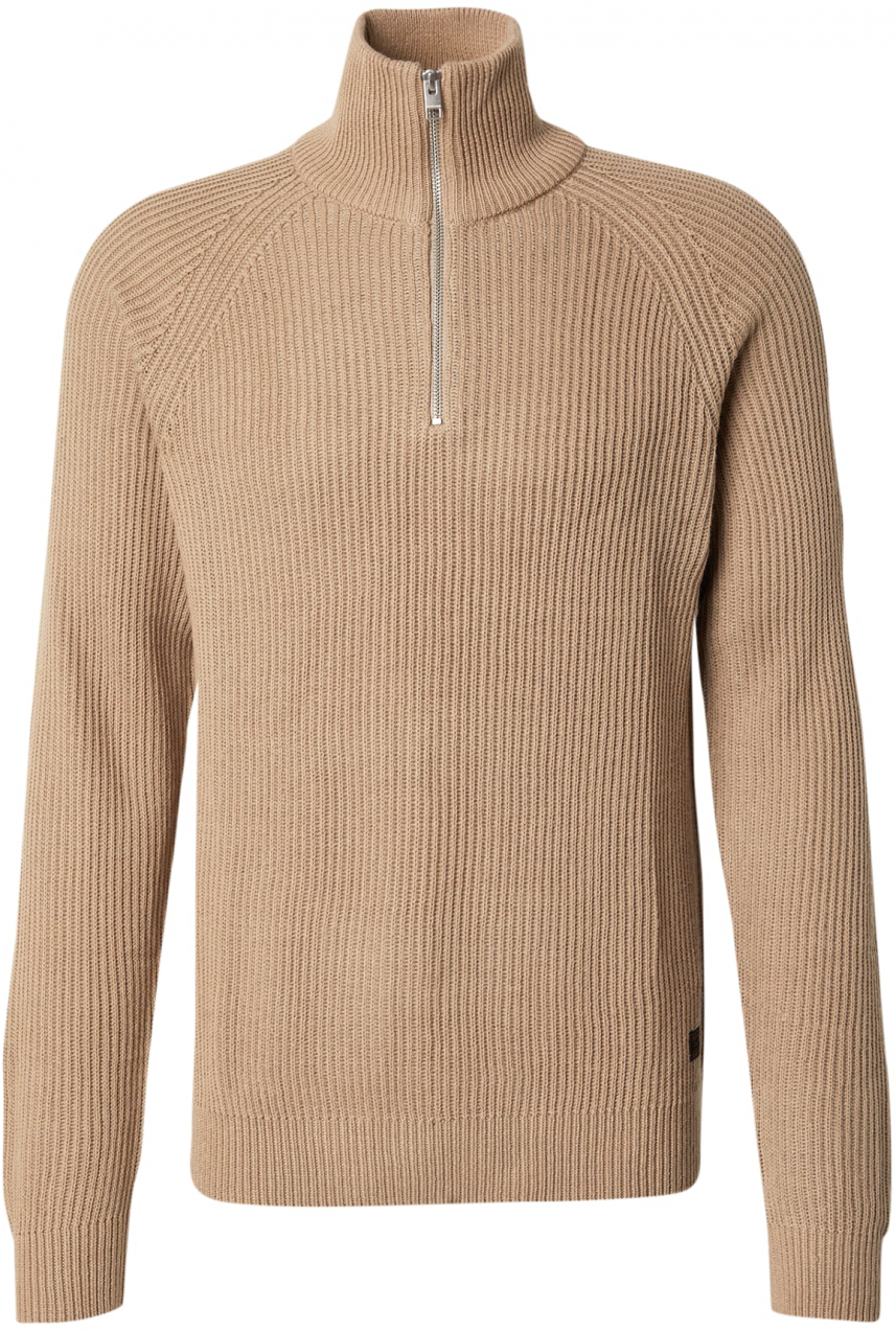 JACK & JONES Sveter  farba ťavej srsti