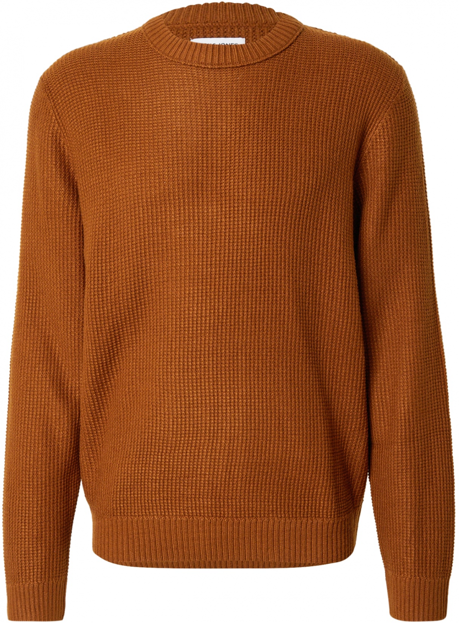 JACK & JONES Sveter 'JJROY'  koňaková