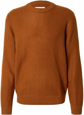 JACK & JONES Sveter 'JJROY'  koňaková