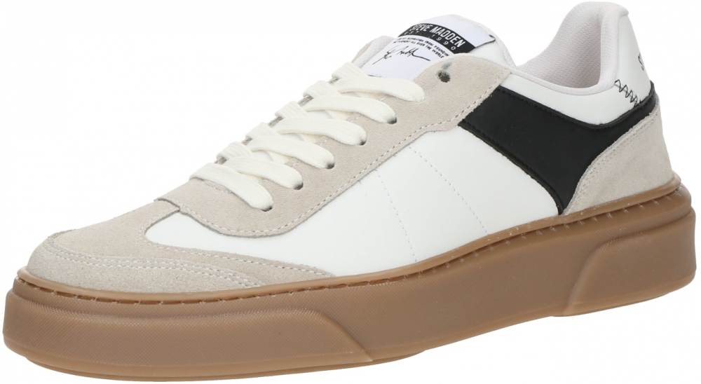 STEVE MADDEN Nízke tenisky 'Breakaway'  tmelová / čierna / biela