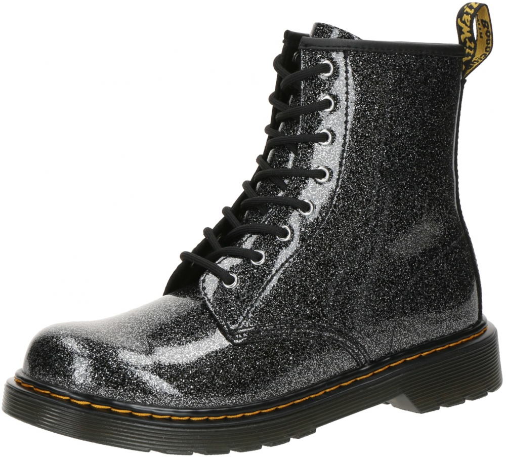 Dr. Martens Čižmy '1460'  čierna / strieborná