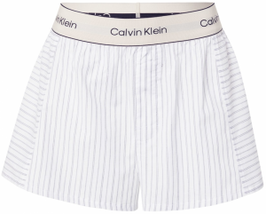 Calvin Klein Underwear Pyžamové nohavice  krémová / tmavomodrá / biela
