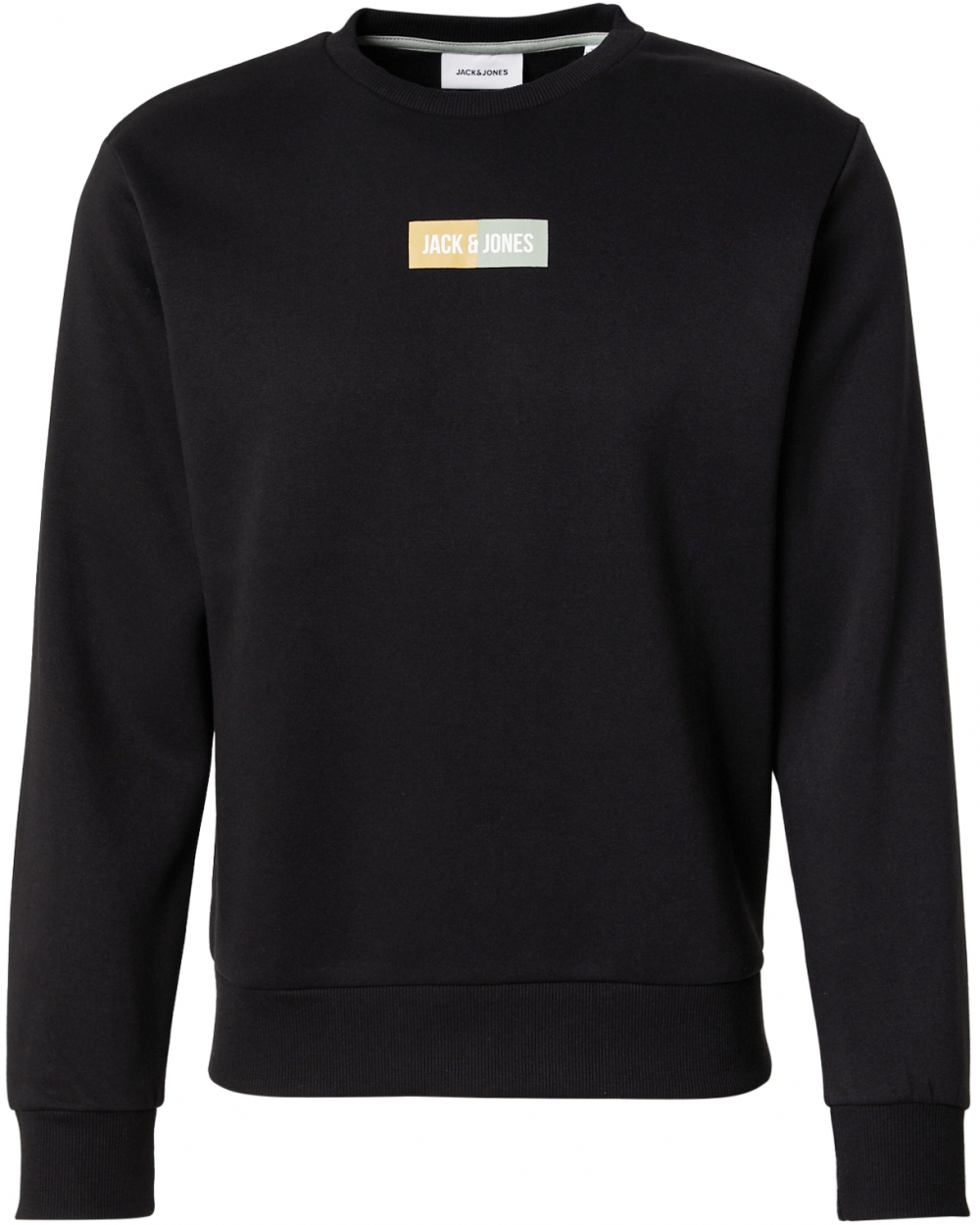 JACK & JONES Mikina 'JJPAN'  medová / sivá / čierna / biela