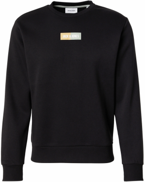 JACK & JONES Mikina 'JJPAN'  medová / sivá / čierna / biela