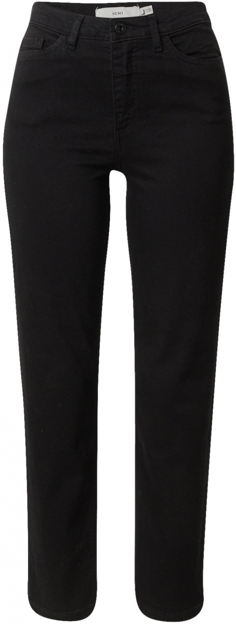 ICHI Džínsy 'IHTwiggy Raven'  čierny denim