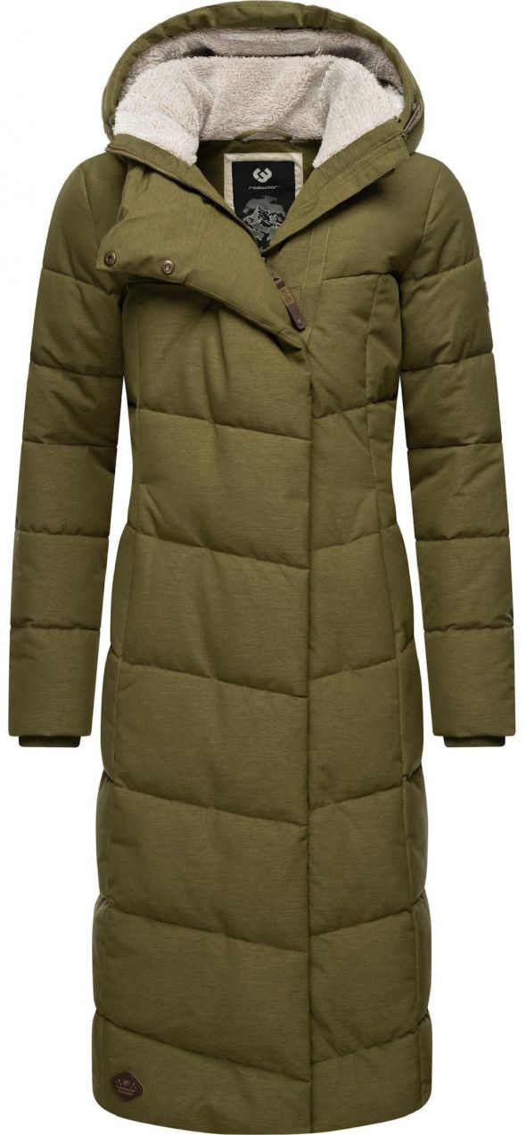 Ragwear Zimný kabát 'Pavla'  hnedá / zelená