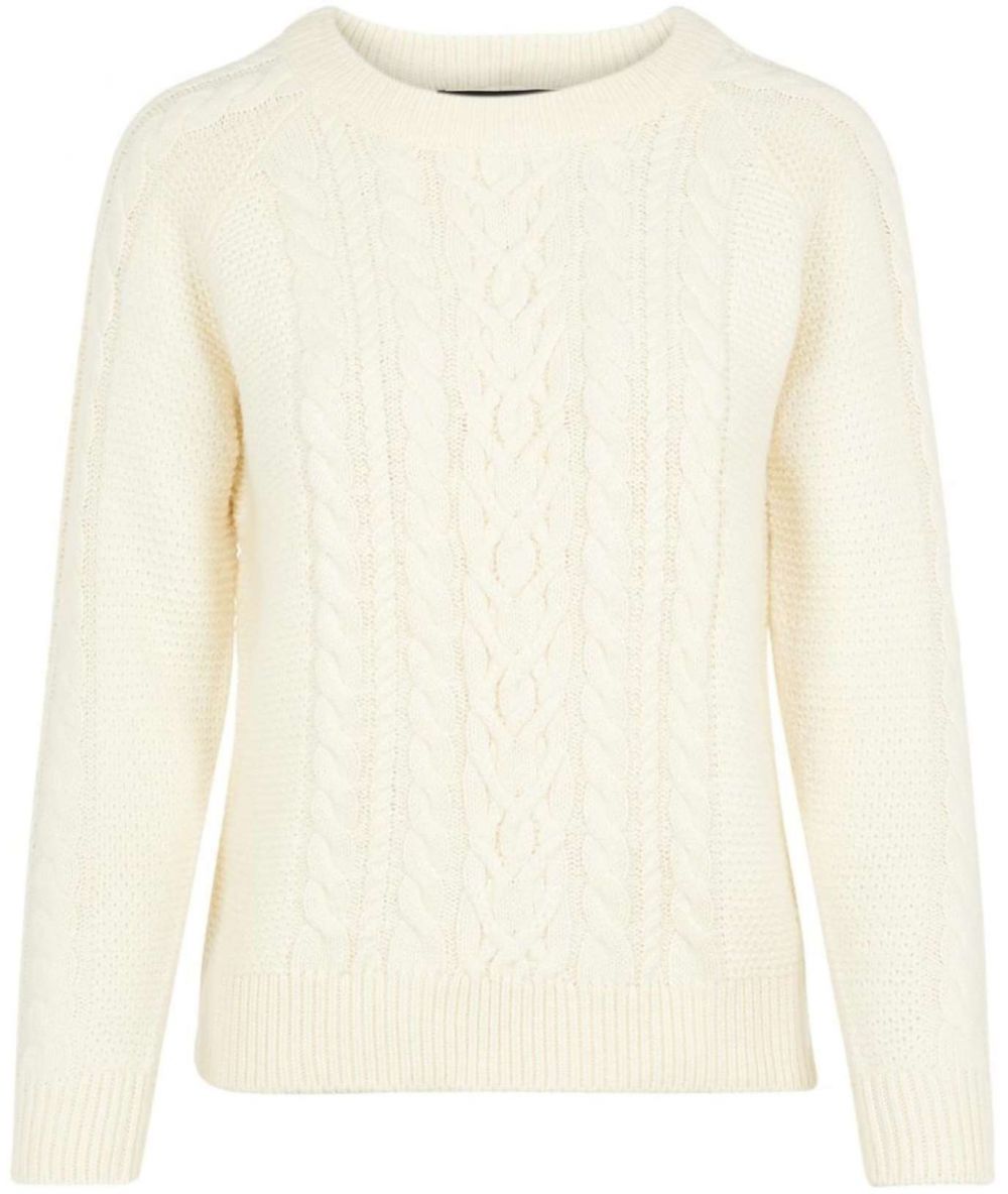 Vero Moda Petite Sveter 'VMPRIYA'  prírodná biela