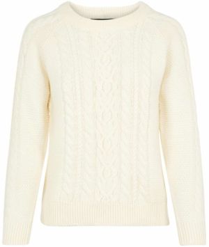Vero Moda Petite Sveter 'VMPRIYA'  prírodná biela