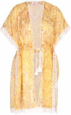 IZIA Kimono  žltá / biela