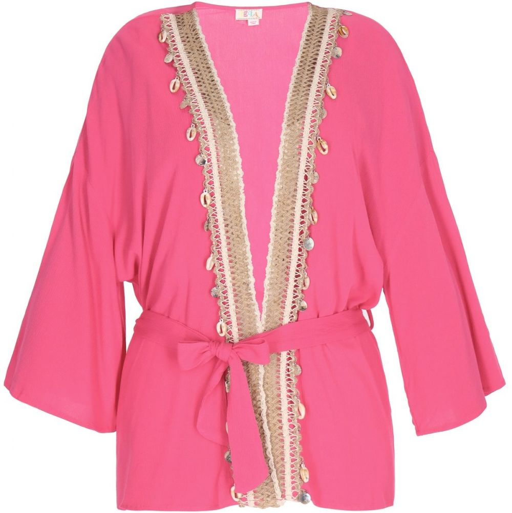 IZIA Kimono  zlatá / ružová