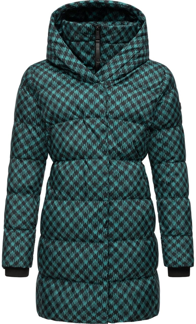 Ragwear Zimný kabát 'Niara'  antracitová / kaki / nefritová