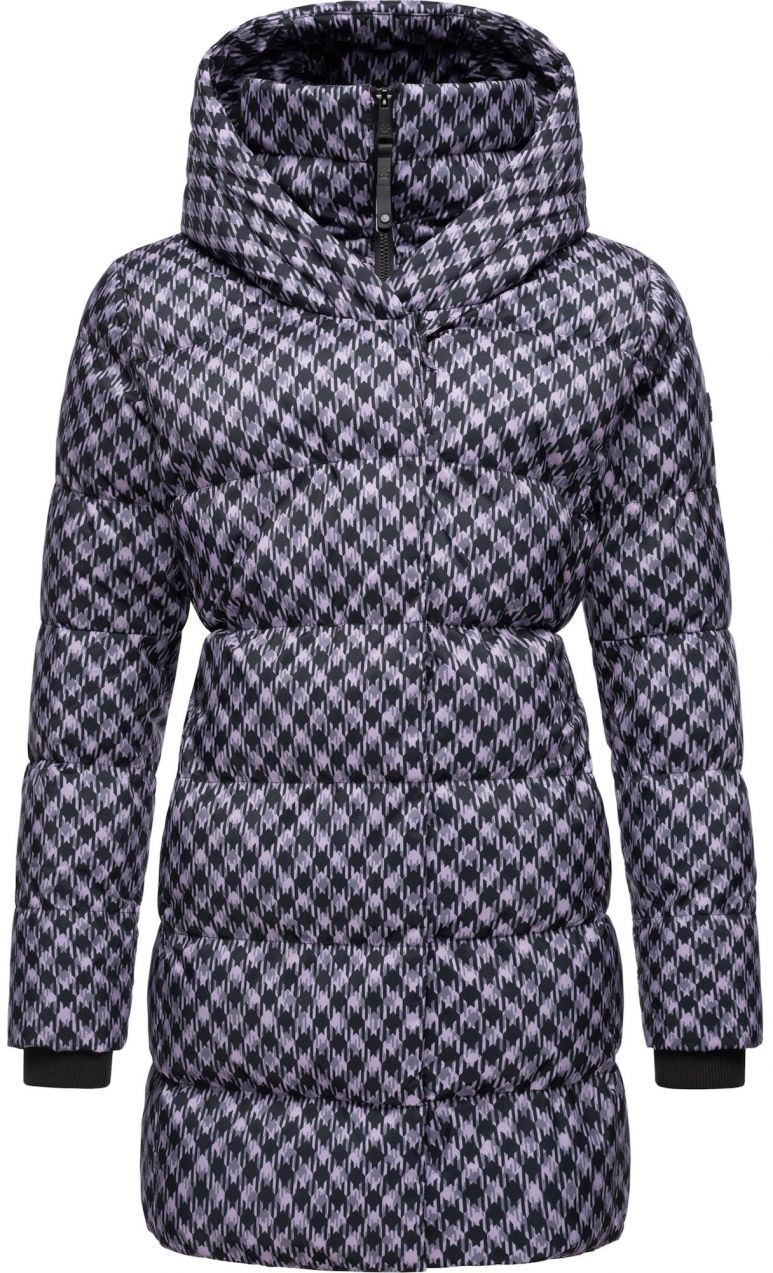 Ragwear Zimný kabát 'Niara'  modrofialová / levanduľová / tmavofialová