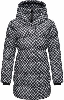 Ragwear Zimný kabát 'Niara'  sivá / čierna / biela