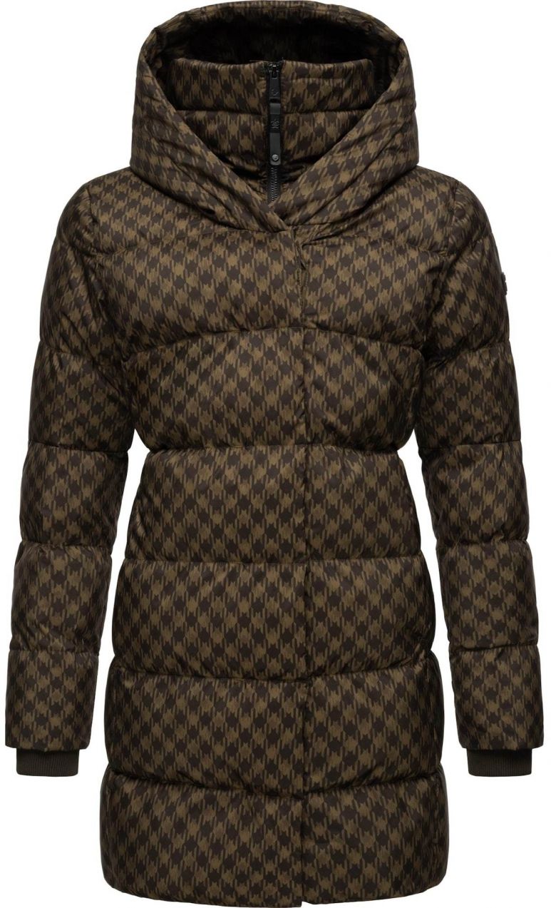 Ragwear Zimný kabát 'Niara'  hnedá / čierna