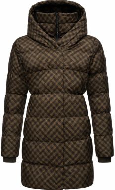 Ragwear Zimný kabát 'Niara'  hnedá / čierna