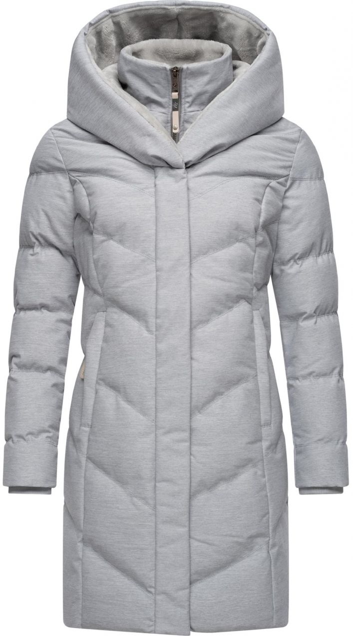 Ragwear Zimný kabát 'Natalka'  sivá melírovaná