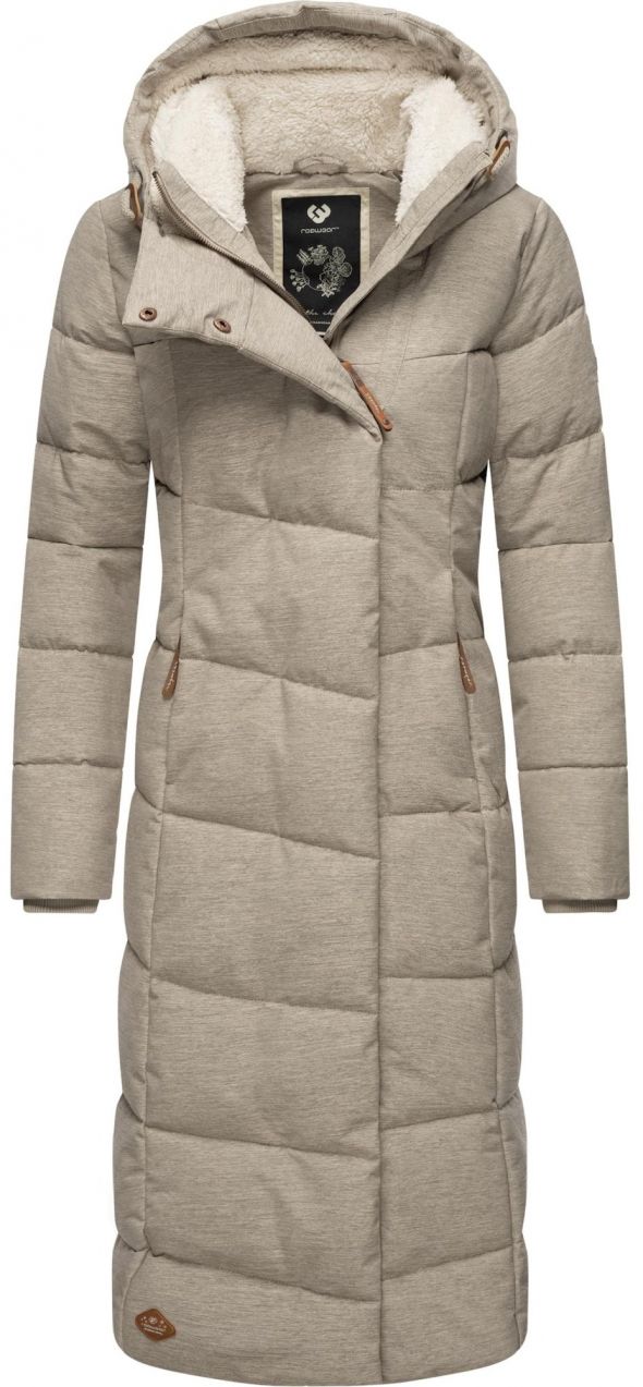 Ragwear Zimný kabát 'Pavla'  béžová melírovaná