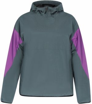 HOMEBASE Prechodná bunda  sivá / tmavosivá / fialová