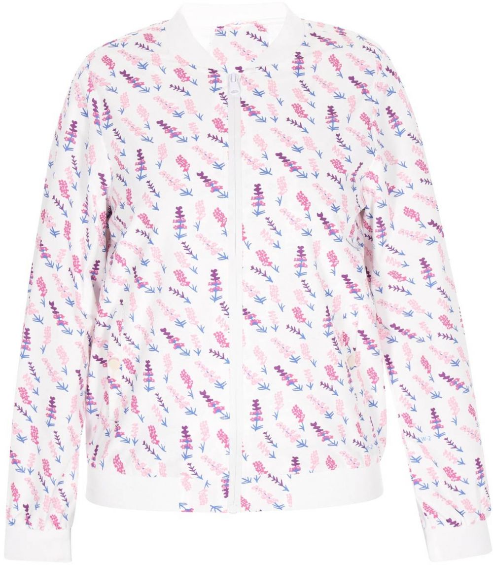 swirly Prechodná bunda  tyrkysová / levanduľová / biela