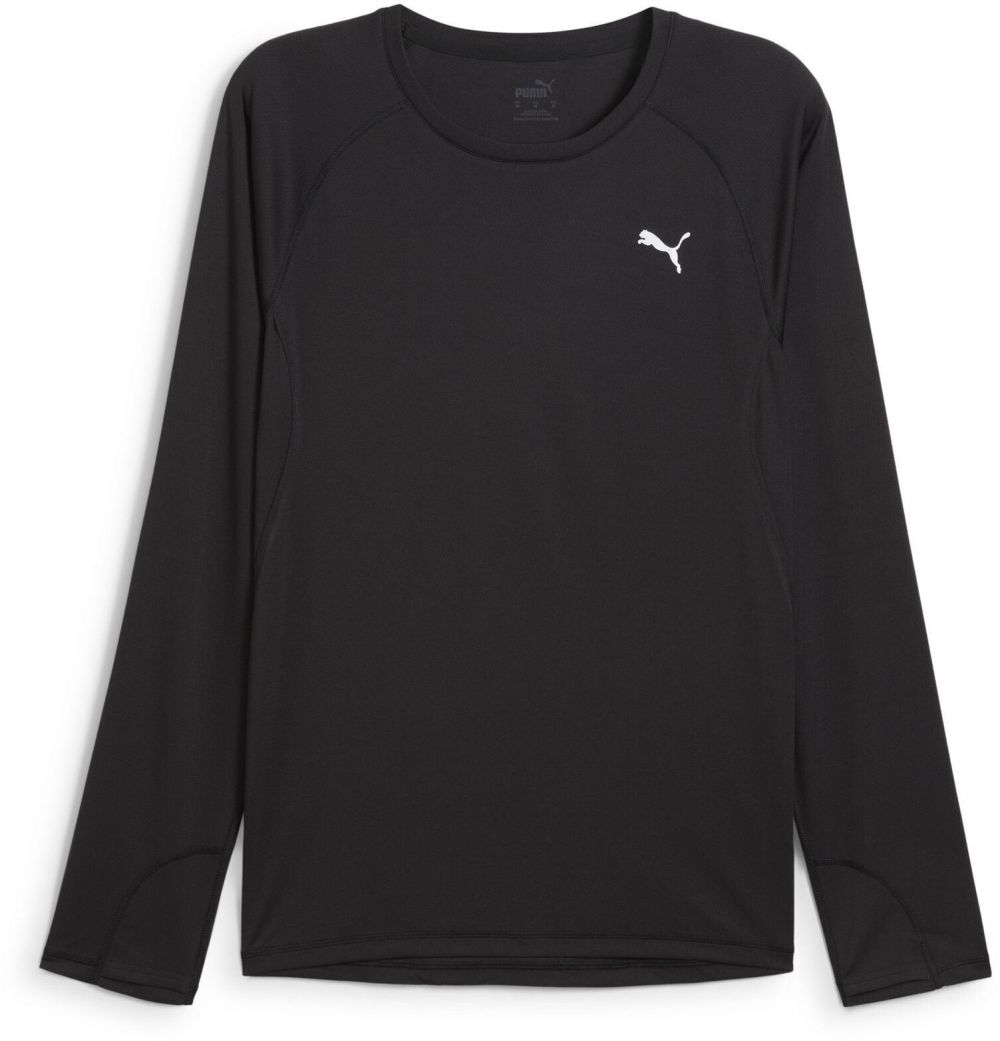 PUMA Funkčné tričko 'Velocity'  čierna / biela
