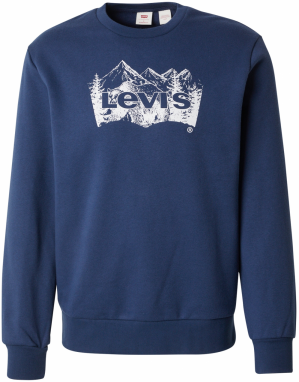 LEVI'S ® Mikina  tmavomodrá / šedobiela