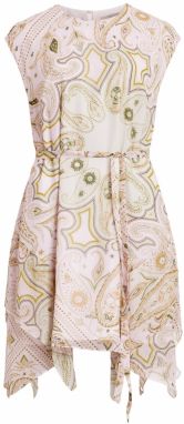 AllSaints Šaty 'AUDRINA AVALON'  svetlobéžová / svetlohnedá / horčicová / pastelovo zelená