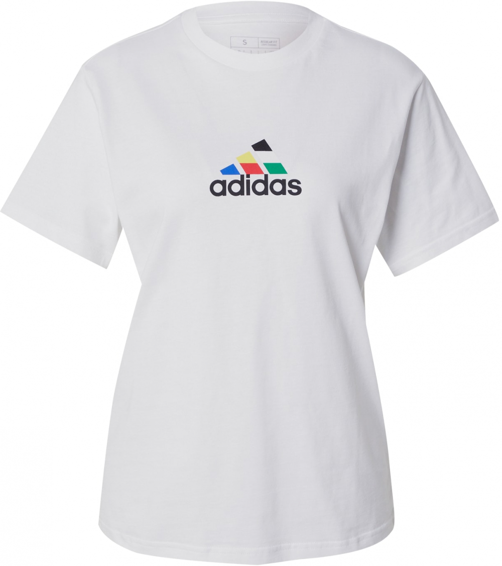 ADIDAS SPORTSWEAR Funkčné tričko 'TIRO'  zelená / oranžová / čierna / biela