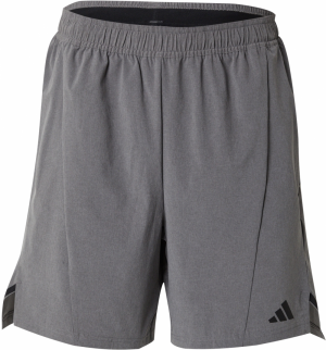 ADIDAS PERFORMANCE Športové nohavice 'D4T'  sivá / čierna