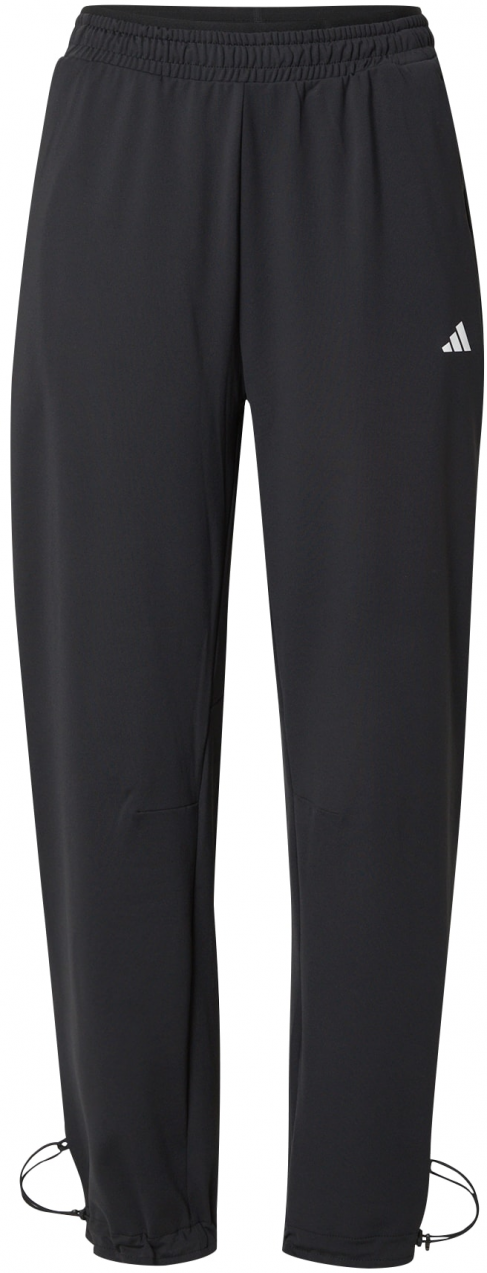ADIDAS PERFORMANCE Športové nohavice  čierna / biela