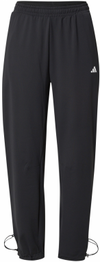 ADIDAS PERFORMANCE Športové nohavice  čierna / biela