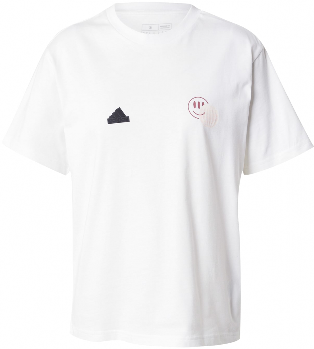 ADIDAS SPORTSWEAR Funkčné tričko 'TIRO'  tmavoružová / čierna / biela