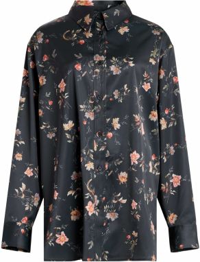 AllSaints Blúzka 'LOUISA TANANA'  svetlosivá / koralová / čierna / biela
