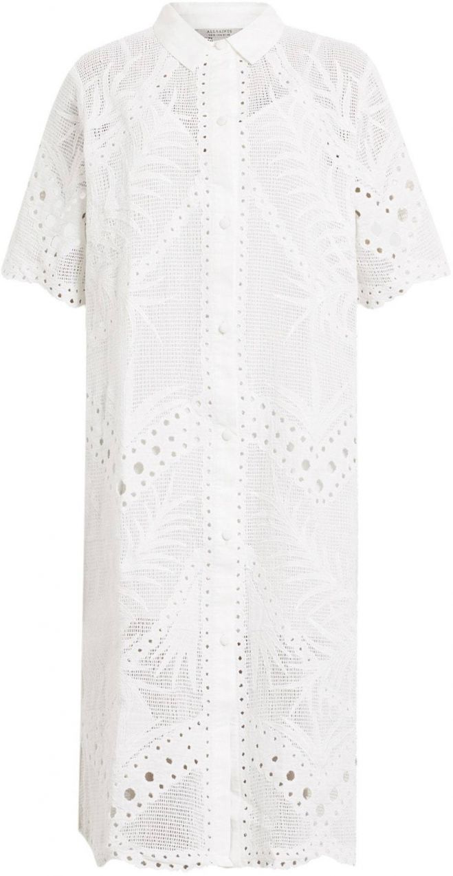 AllSaints Košeľové šaty 'MERIA'  biela