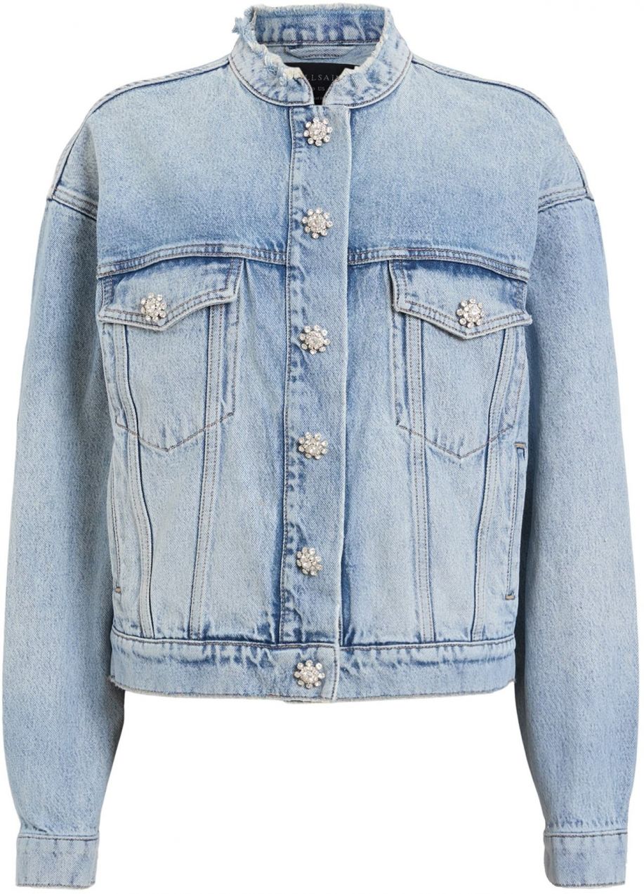 AllSaints Prechodná bunda 'BELLA'  modrá denim