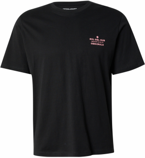 JACK & JONES Tričko 'JWHMykonos'  béžová / nefritová / ružová / čierna