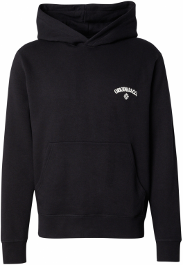 JACK & JONES Mikina 'JWHSANTORINI'  čierna / biela